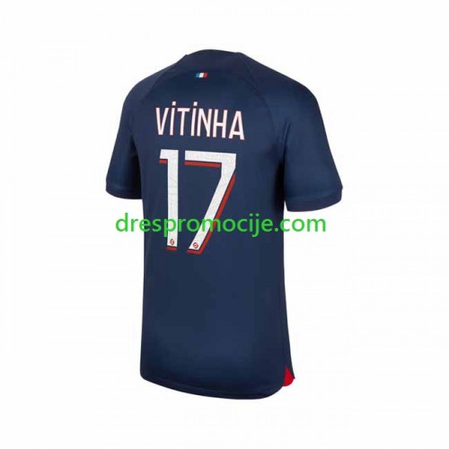 Paris Saint-Germain Vitinha 17 Dres Domaći 2023/2024 Kratkih Rukava Paris Saint-Germain Vitinha 17 Dres Domaći 2023/2024 Kratkih Rukava